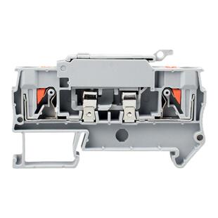 PTC4-HESI保险丝端子PT4直插式熔断器接线端子排导轨式5x20带灯款