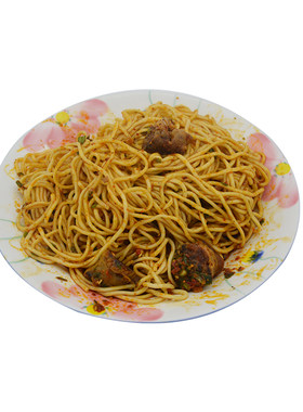 美食美客青海特色小吃清真正品五一羊肠面4碗青海特产顺丰包邮