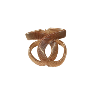 欧美蛇形金色开口手镯轻奢小众设计感精致夸张镯子女个性手环手饰