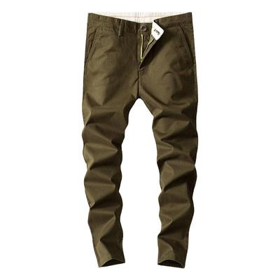 男士锥形纯棉九分休闲裤