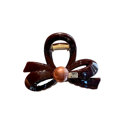 鲨鱼夹亚克力日韩蝴蝶结发抓