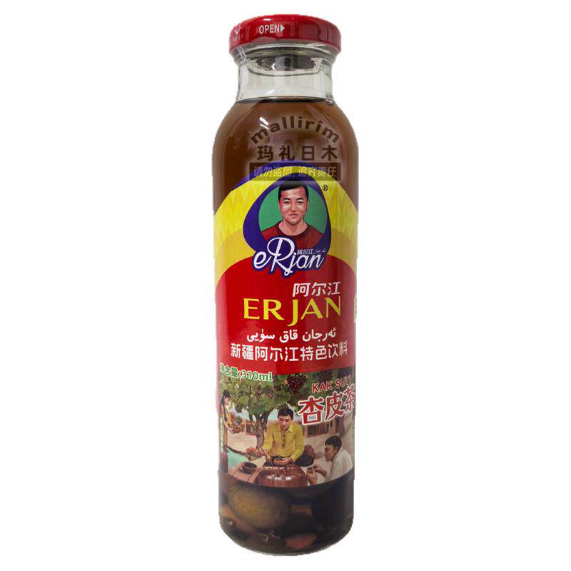 新疆特色饮品 阿尔江杏皮茶风味饮料 310ml 杏干红枣葡萄干枸杞