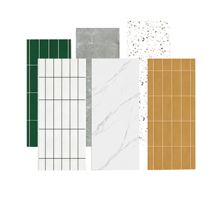 spc石晶墙板酒店卫生间墙面石塑护墙板spc仿瓷砖快装防水防潮装饰