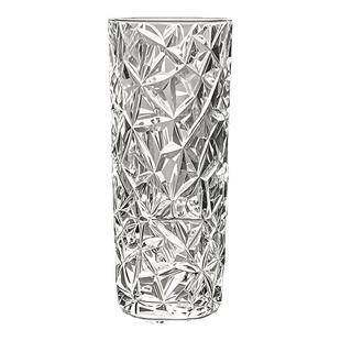 轻奢玻璃花瓶摆件客厅插花高级感透明水养插花水培鲜花富贵竹专用