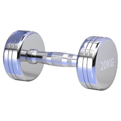 纯钢哑铃男士健身家用实心20公斤