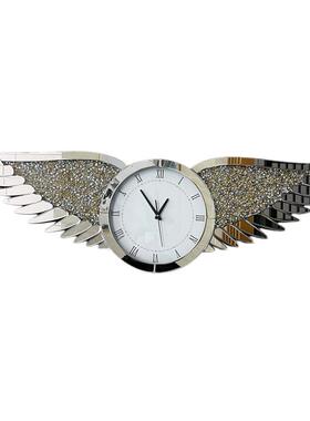 个性时尚客厅餐厅镶钻装饰挂钟