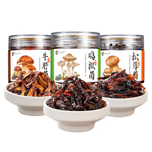 滇西小哥油炸菌鸡枞菌子牛肝菌松茸拌面菌菇下饭菜云南特产非野生
