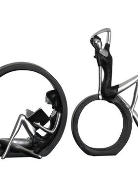 现代高档轻奢艺术女孩摆件