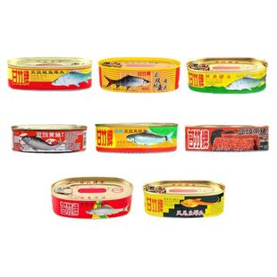 甘竹牌豆豉鲮鱼罐头3罐广东特产方便即食下饭菜鱼肉罐头官方旗舰