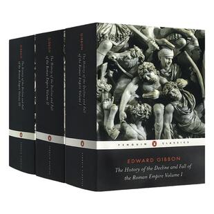 罗马帝国衰亡史1-6卷全集 The History of the Decline and Fall of the Roman Empire 英文原版历史书 神圣罗马帝国 进口英语书籍