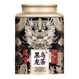 五虎乌龙茶茶叶自己喝特级油切黑乌龙茶冷泡茶高山茶新茶罐装散茶