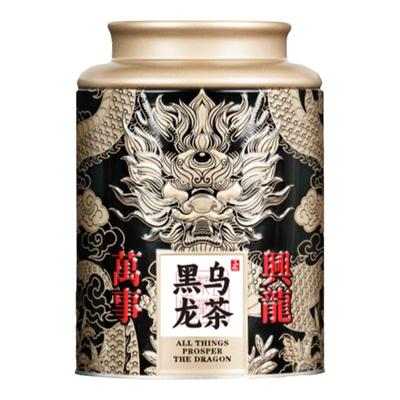 五虎乌龙茶茶叶自己喝特级油切黑乌龙茶冷泡茶高山茶新茶罐装散茶