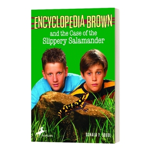 英文原版 Encyclopedia Brown and the Case of the Slippery Salamander 百科全书小布朗 滑蝾螈的案例 英文版 进口英语原版书籍