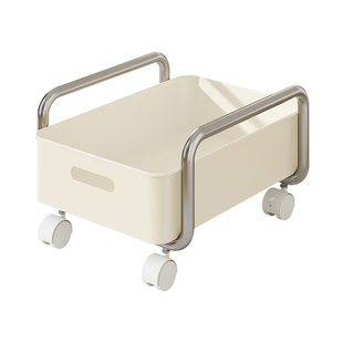 弗林斯书包置物架可移动桌下收纳筐儿童初中生书架小推车放置神器