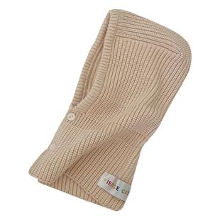 韩国同款~新款儿童帽子围巾一体帽男孩炸街冬季宝宝披肩毛线帽潮