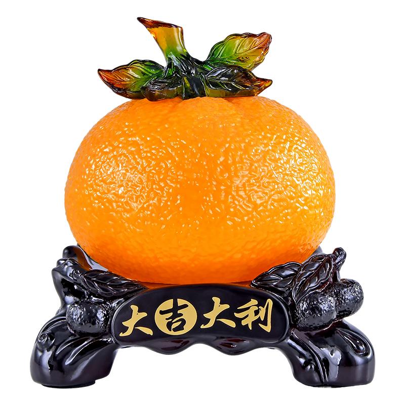 鑫源祥大吉大利橘子摆件