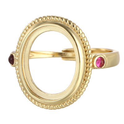 致闺蜜女s925银戒指空托