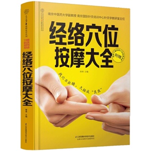 经络穴位按摩大全+人体经络穴位标准大图册 中医按摩经络穴位书籍
