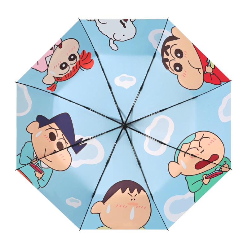 遮阳伞女防紫外线高颜值卡通ins风太阳伞防晒儿童雨伞女晴雨两用
