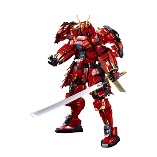 小鲁班积木甲斐武士机甲机器人拼插模型儿童益智拼装玩具男孩礼物