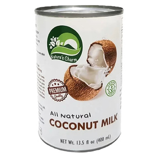 现货泰国全脂纯椰浆无添加剂即食烹饪烘焙生酮Pure Coconut Milk