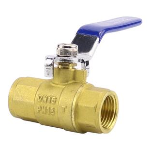 全铜加长球阀4分6内寸内螺纹铜黄铜型阀门216牙寸丝1.2分球阀内1