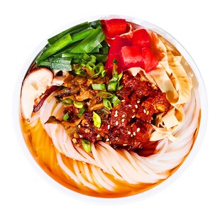 云南保鲜湿米线云南过桥鲜米线真空袋装速食小锅米线米粉早餐宵夜