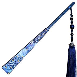 食肉者钛合金折扇子男十寸十五方月球陨坑战术防身太极功夫扇定制