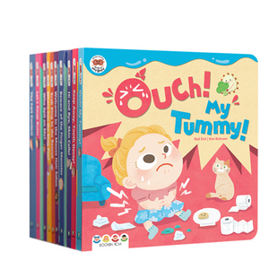 盖世童书脏脏书关于我身体的一切 All About My Body 英文绘本机关书英语原版故事书儿童习惯认知养成身体科普启蒙绘本