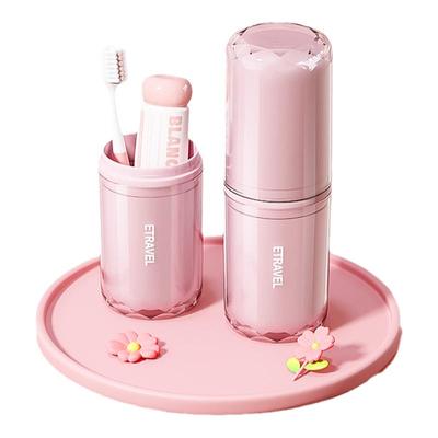 旅行洗漱套装洗漱杯漱口杯刷牙杯旅游三合一便携式牙具牙刷收纳盒
