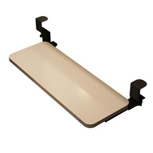 电脑桌子键盘托架工作台桌下滑轨夹桌面延长板抽屉支架鼠标收纳架