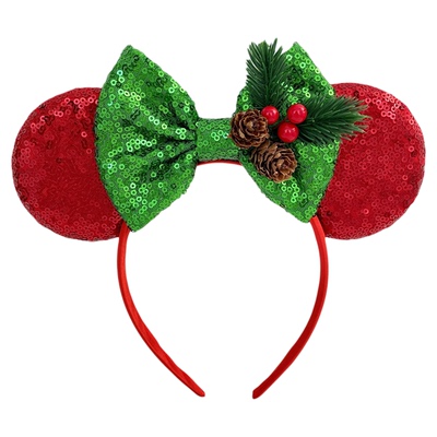 圣诞头饰鹿角小熊发箍森系麋鹿