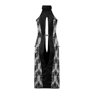 野诉wildly-性感风情调纯欲挂脖角色扮演中式旗袍qqny战袍COS制服