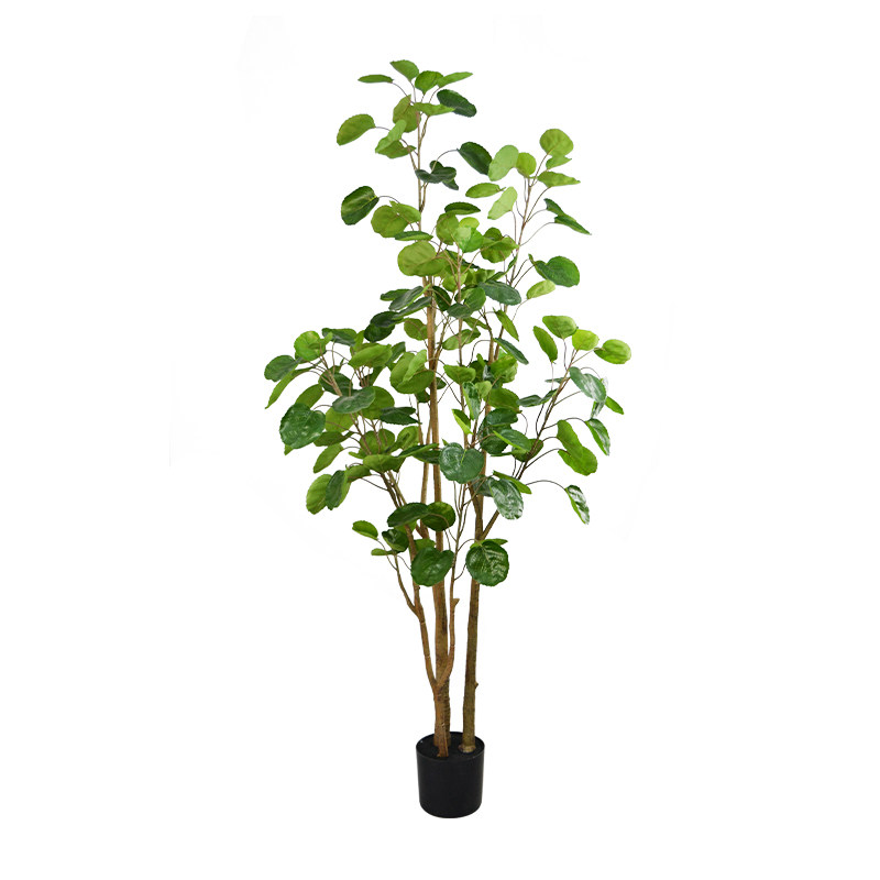 北欧风仿真金钱兜仿生植物假树绿植盆栽盆景客厅大型落地装饰摆件