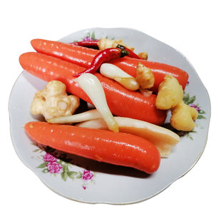 兴国客家传统农家酸菜泡菜浸菜红罗卜酸豆角酸辣荞头