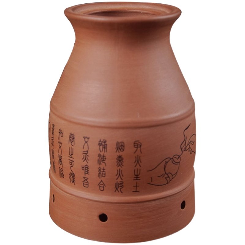 紫砂艾灸罐陶瓷家用刮痧杯器