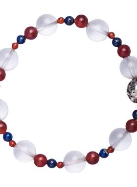 玛瑙水晶貔貅手链