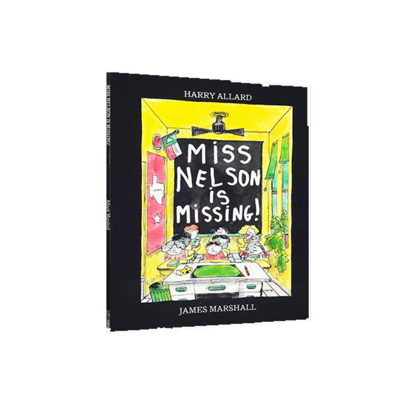 尼尔森老师不见了 英文原版绘本 Miss Nelson Is Missing 廖彩杏书单 3-6岁儿童趣味图画故事书 纯全英文正版英语书籍