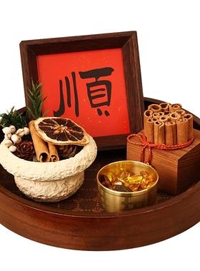 新中式马上有钱新年客厅玄关装饰