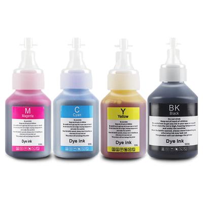 【原装品质】兄弟T226打印机墨水t510w T520W T10 T720 720DW墨仓式喷墨CMYK连供墨盒黑红黄蓝青彩色专用墨水