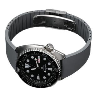 氟橡胶表带快拆加长款折叠扣进口FKM哑光不沾灰21mm/22/19/20/18