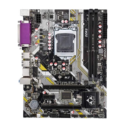 全新B75电脑主板1155针CPUPCI槽