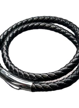 男简约百搭手链钛钢高级感