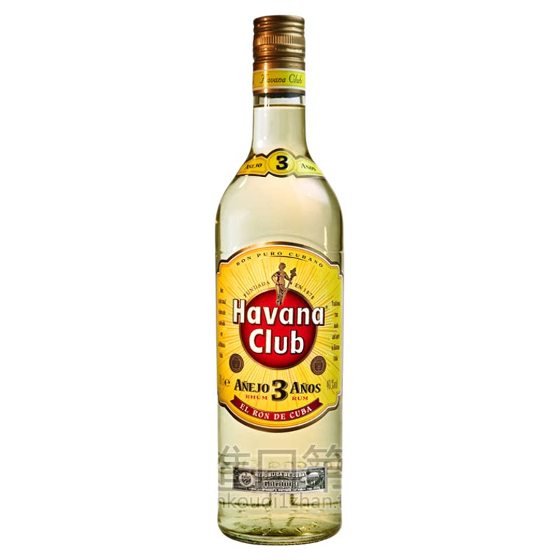 朗姆酒3年陈酿Club洋酒