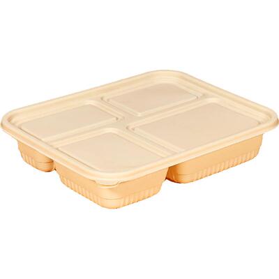 长方形玉米淀粉可降解一次性餐盒