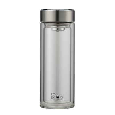 希诺双层玻璃杯办公商务泡茶隔热