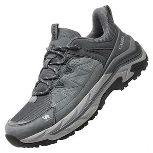 骆驼登山鞋男士2025冬季加绒保暖棉鞋防滑耐磨户外爬山徒步鞋男鞋