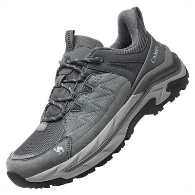 骆驼登山鞋男士2025冬季加绒保暖棉鞋防滑耐磨户外爬山徒步鞋男鞋