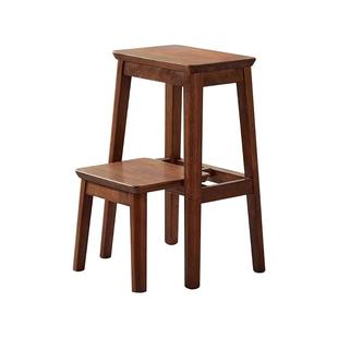 实木梯凳两用可折叠两步梯子家用多功能梯子凳爬梯凳登高稳步梯凳