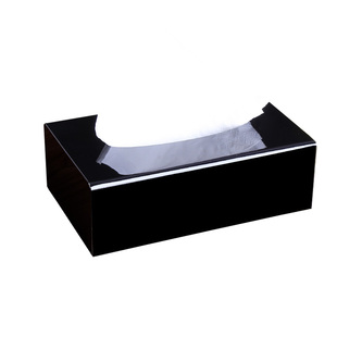 亚克力纸巾盒酒店宾馆ktv抽纸盒长方简约餐巾纸抽盒可定制印logo